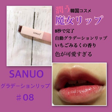 グラデーション リップ/SANUO/口紅を使ったクチコミ（1枚目）