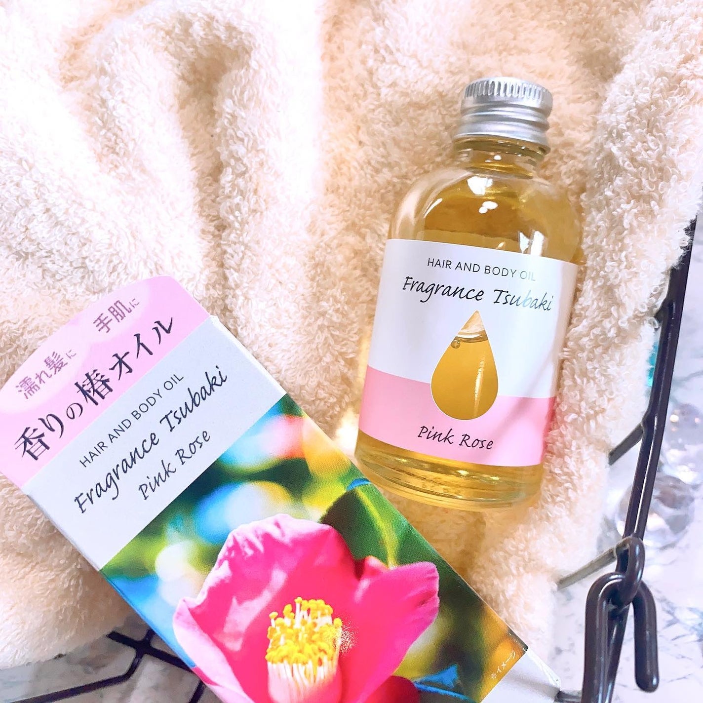 mee♡フォロバ◎ on LIPS 「香りGoodな椿オイル💕/見た目も可愛いこのヘアアイテム。..」(6枚目)