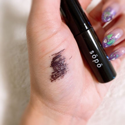 カラーマスカラ/sopo/マスカラを使ったクチコミ(6枚目)