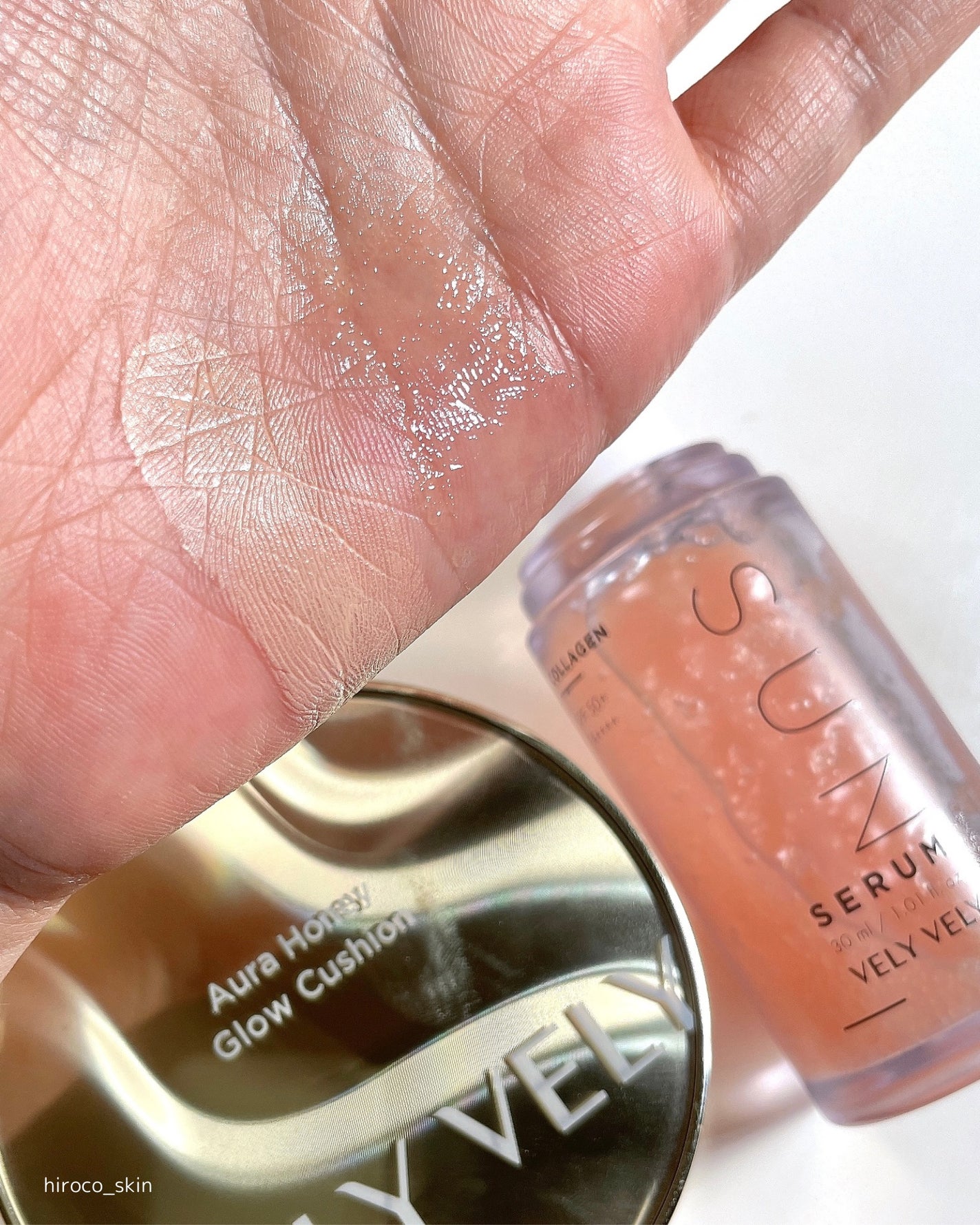 はちみつツヤ肌クッションファンデ/VELY VELY/クッションファンデーションを使ったクチコミ(9枚目)