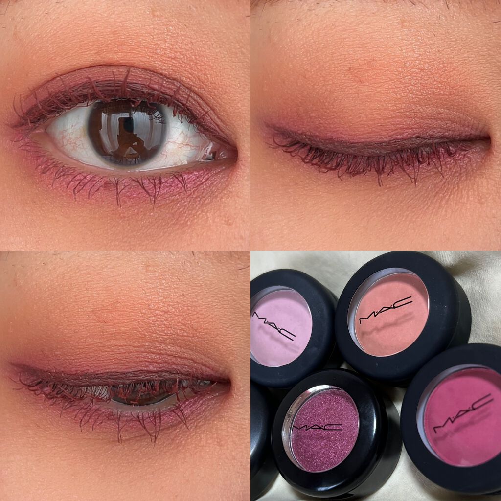 パウダー キス アイシャドウ フェルト キュート/M・A・C/単色アイシャドウを使ったクチコミ（1枚目）