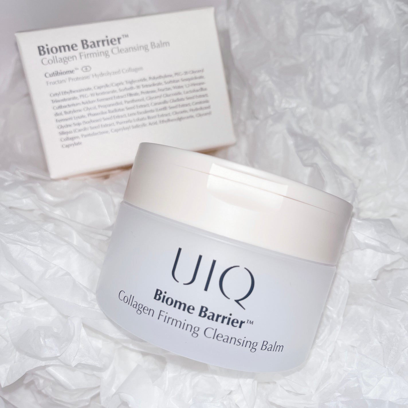 バイオームバリアコラーゲンファーミングクレンジングバーム/UIQ/クレンジングバームを使ったクチコミ(1枚目)