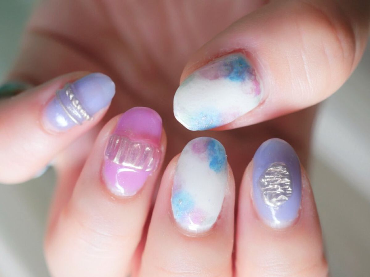 水彩パレット/セリア/ネイル用品を使ったクチコミ（1枚目）