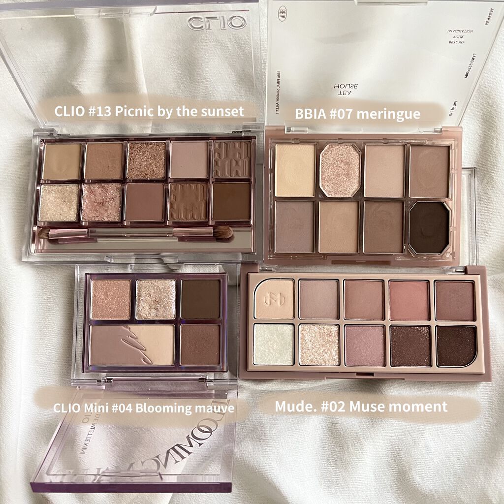 MDショールモーメント アイシャドウパレット/mude./アイシャドウパレットを使ったクチコミ（2枚目）