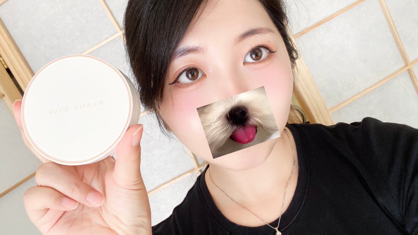 GLEAM COVERAGE CUSHION/BLANC DIVA/クッションファンデーションを使ったクチコミ(2枚目)