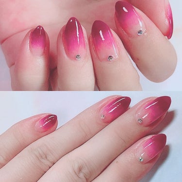 UR GLAM　COLOR NAIL SELECTION RD3＜グラスカラー＞/U R GLAM/マニキュアを使ったクチコミ（2枚目）