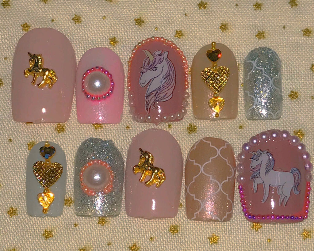 しずくネイルシール/キャンドゥ/ネイルシールを使ったクチコミ（1枚目）