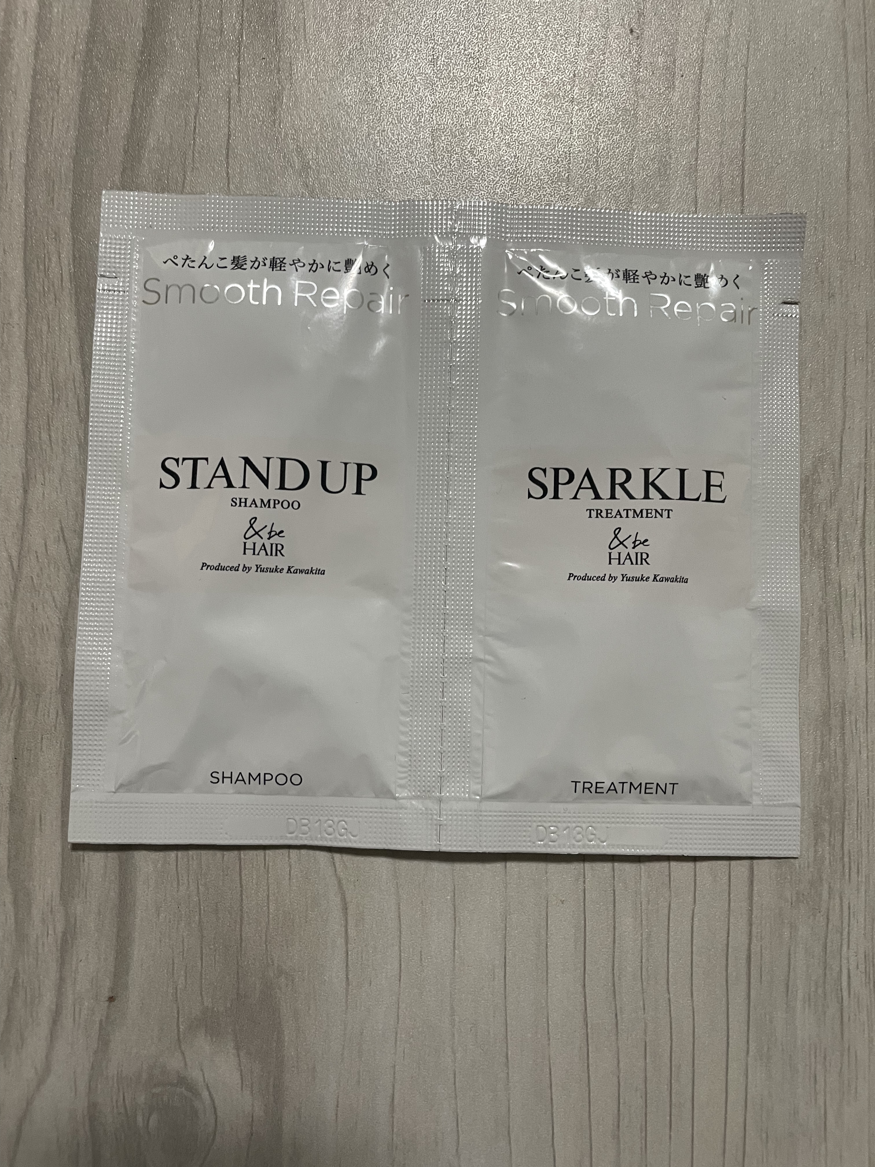 &be スタンドアップシャンプー トライアルサシェ/&be HAIR/市販シャンプーを使ったクチコミ（1枚目）