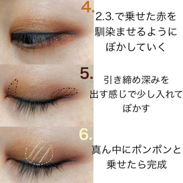 UR GLAM　BLOOMING EYE COLOR PALETTE/U R GLAM/アイシャドウパレットを使ったクチコミ（3枚目）