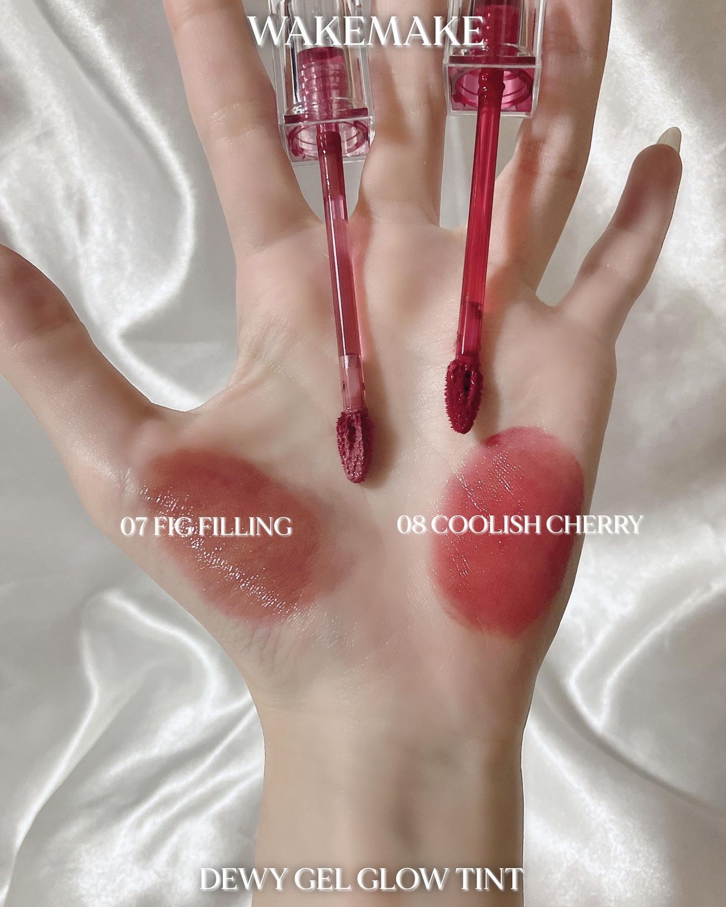 デュイジェルグロウティント/wakemake/リップティントを使ったクチコミ(5枚目)