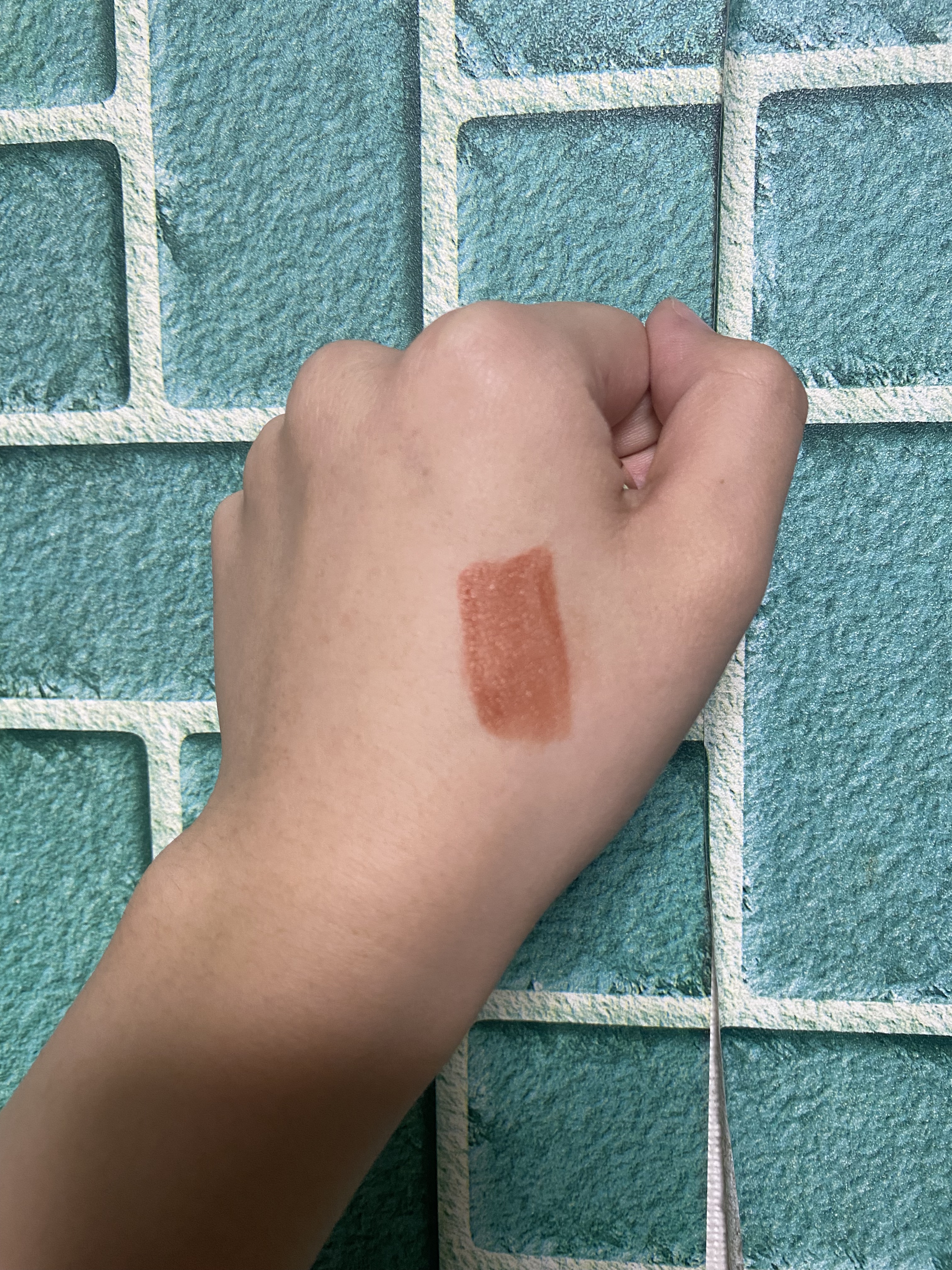 ラスティング リップカラーN 105 ブラウン系/CEZANNE/口紅を使ったクチコミ（3枚目）