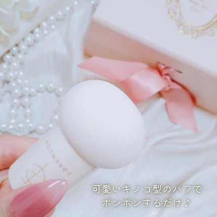 ベアブラッシャー パフ付き/フォレンコス/パウダーチークを使ったクチコミ(4枚目)