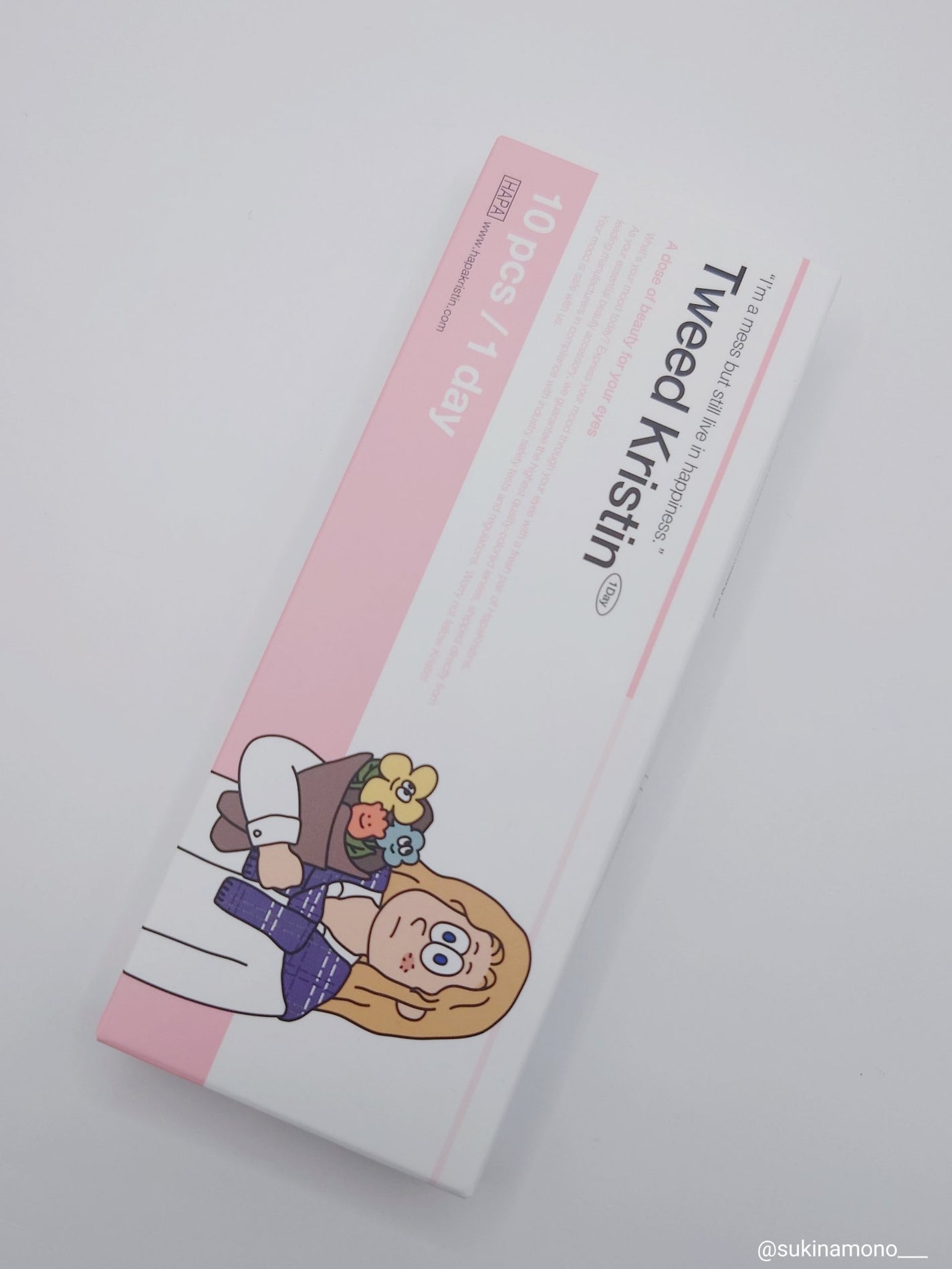 Tweed Kristin 1month/Hapa kristin/1ヶ月(1MONTH)カラコンを使ったクチコミ(3枚目)