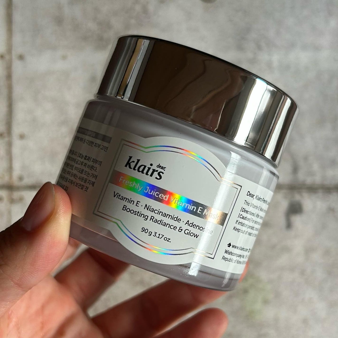 フレッシュリージュースドビタミンEマスク(90g)/Klairs/フェイスクリームを使ったクチコミ(5枚目)