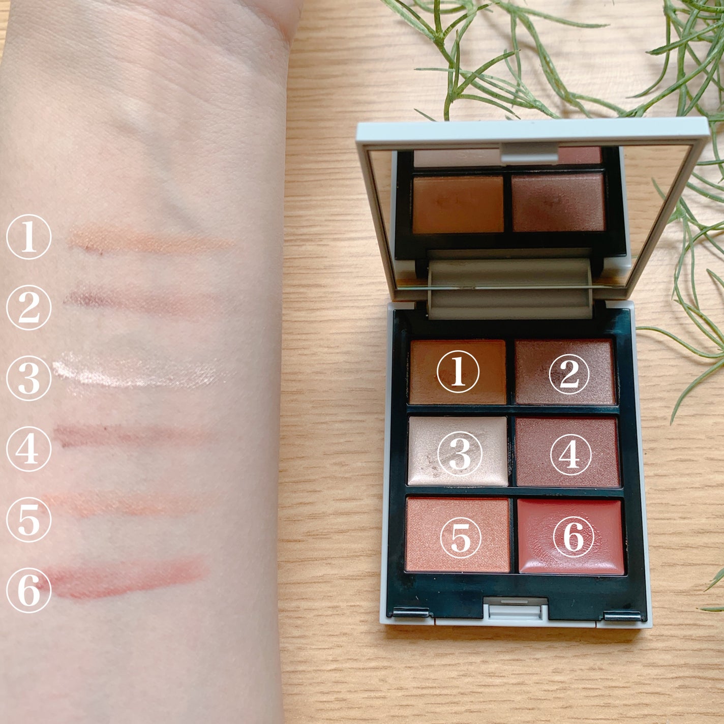 MY MIXED PALETTE 6色カスタムパレット/MN/マルチパレットを使ったクチコミ(4枚目)