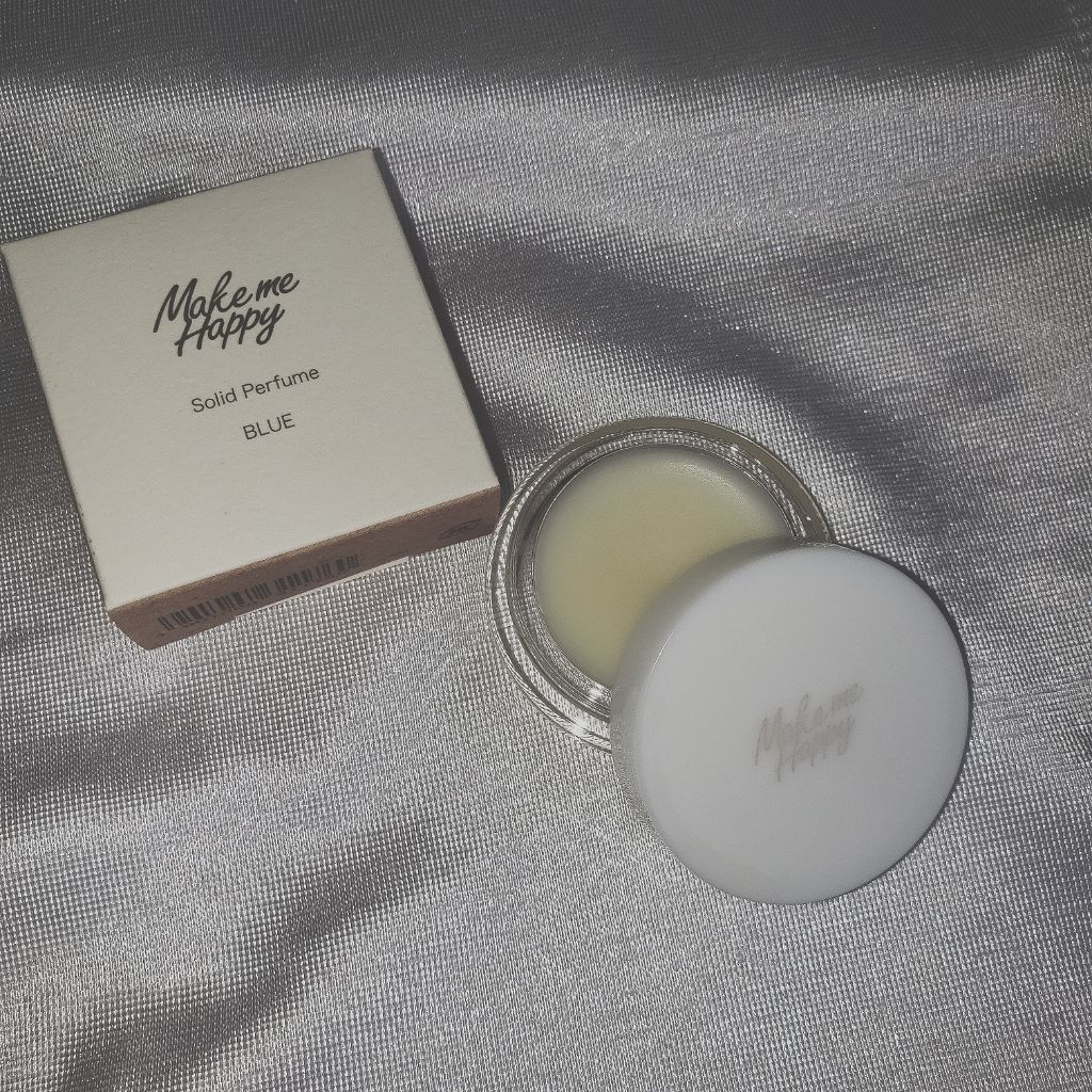 メイクミーハッピー ソリッドパフューム BLUE/キャンメイク/練り香水を使ったクチコミ(1枚目)