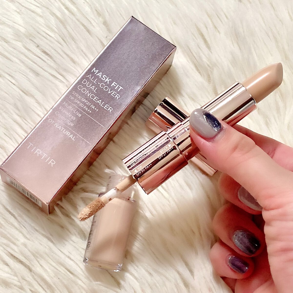 マスクフィットオールカバーデュアルコンシーラー/TIRTIR(ティルティル)/コンシーラーを使ったクチコミ(2枚目)