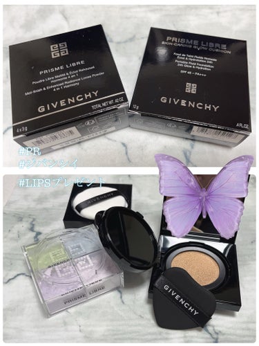 GIVENCHY
プリズム・リーブル・スキンケアリング
・グロウ・クッション

プリズム・リーブル　No.1

#PR
#ジバンシイ
#LIPSプレゼント

この度LIPS様のプレゼント当選で
ジバンシ