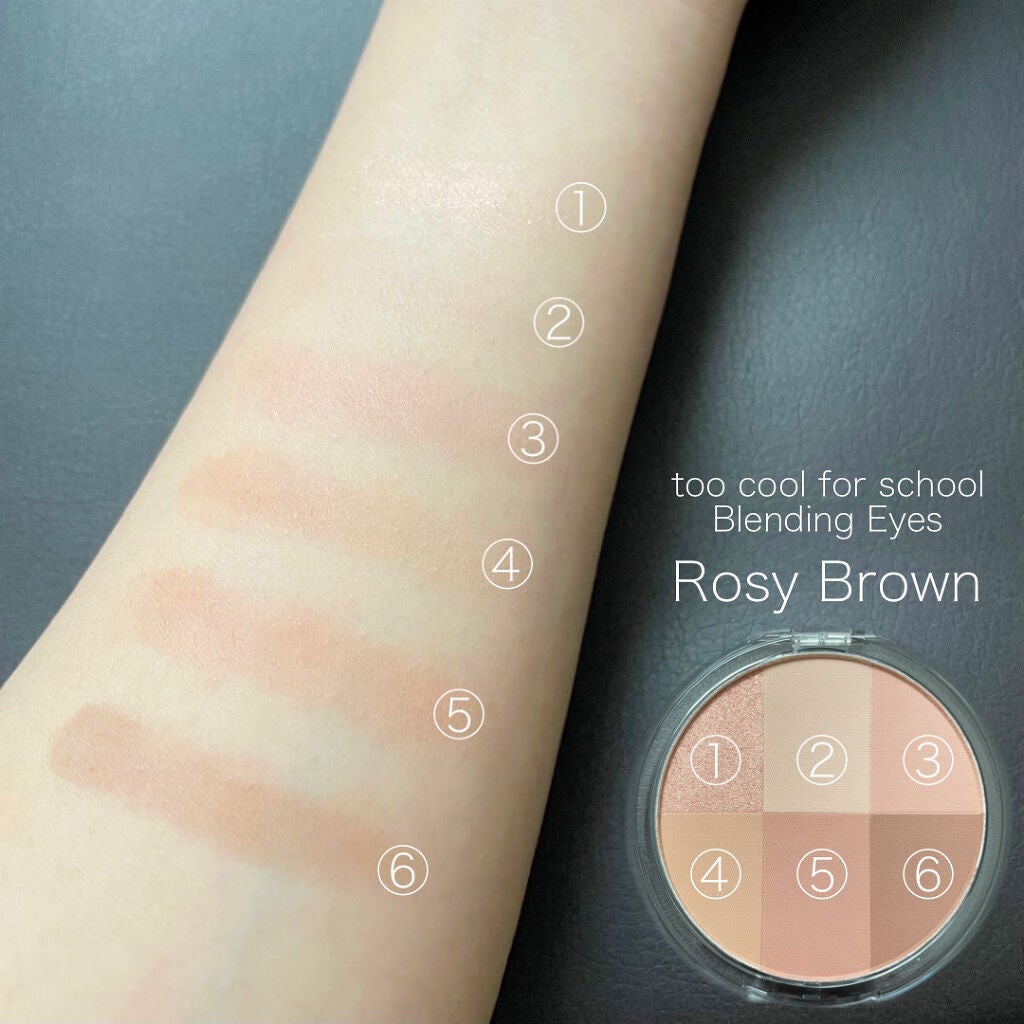 ARTICLASS BLENDING EYES/too cool for school/アイシャドウパレットを使ったクチコミ(3枚目)