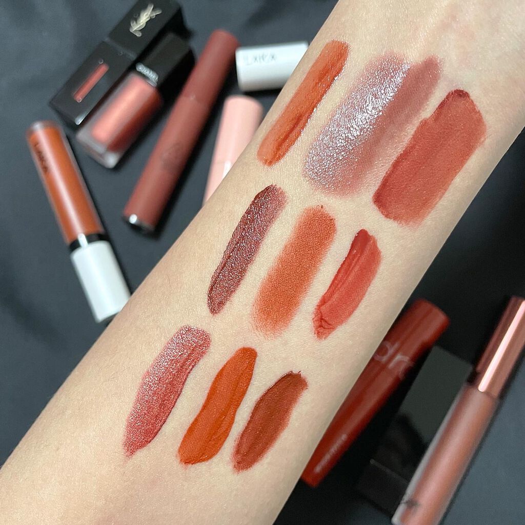 ルージュ ピュールクチュール ヴェルニ ヴィニルクリーム/YVES SAINT LAURENT BEAUTE/口紅を使ったクチコミ(3枚目)