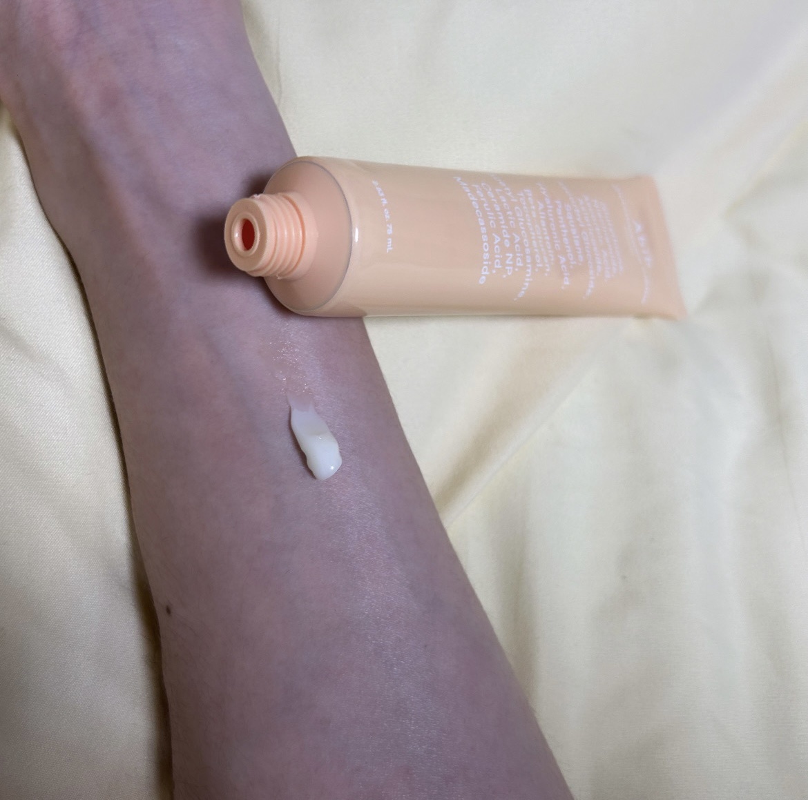 アビブ　グルタチオンソームクリームビタチューブ/Abib /フェイスクリームを使ったクチコミ（3枚目）