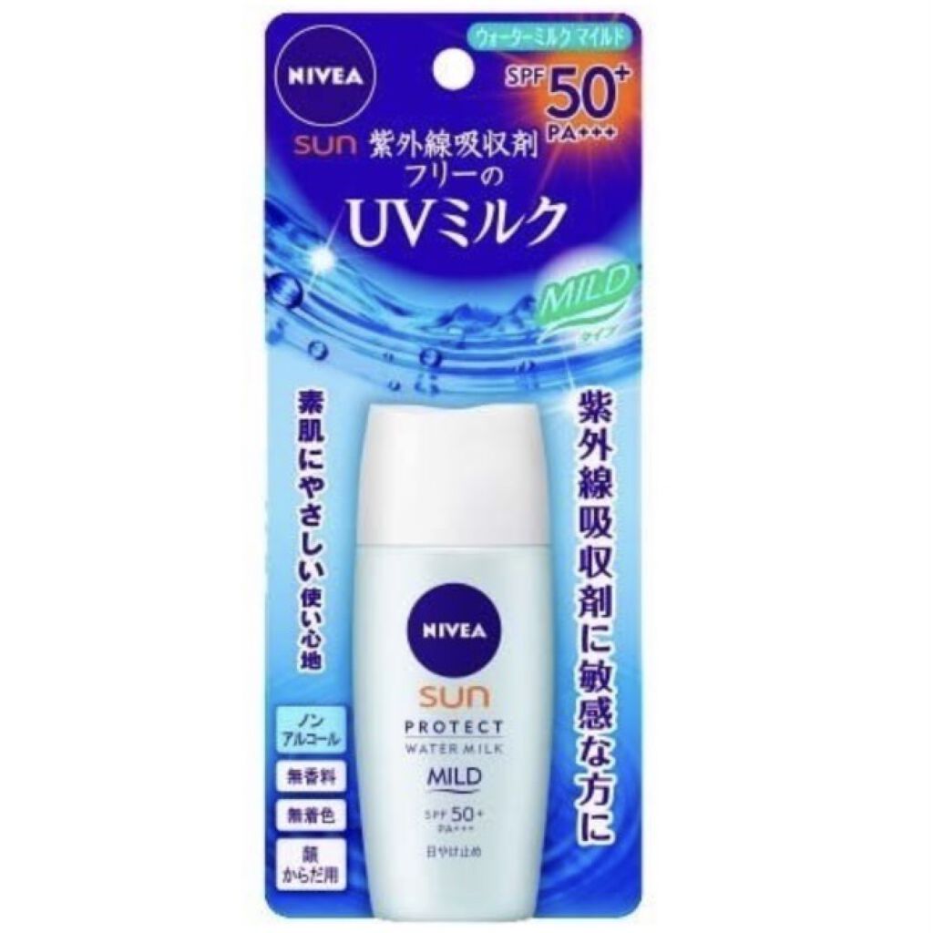 ニベアサン プロテクトウォーターミルク マイルド/ニベア/日焼け止め・UVケアを使ったクチコミ（1枚目）
