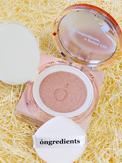 スキンバリアグロウカバークッション/Ongredients/クッションファンデーションを使ったクチコミ(1枚目)