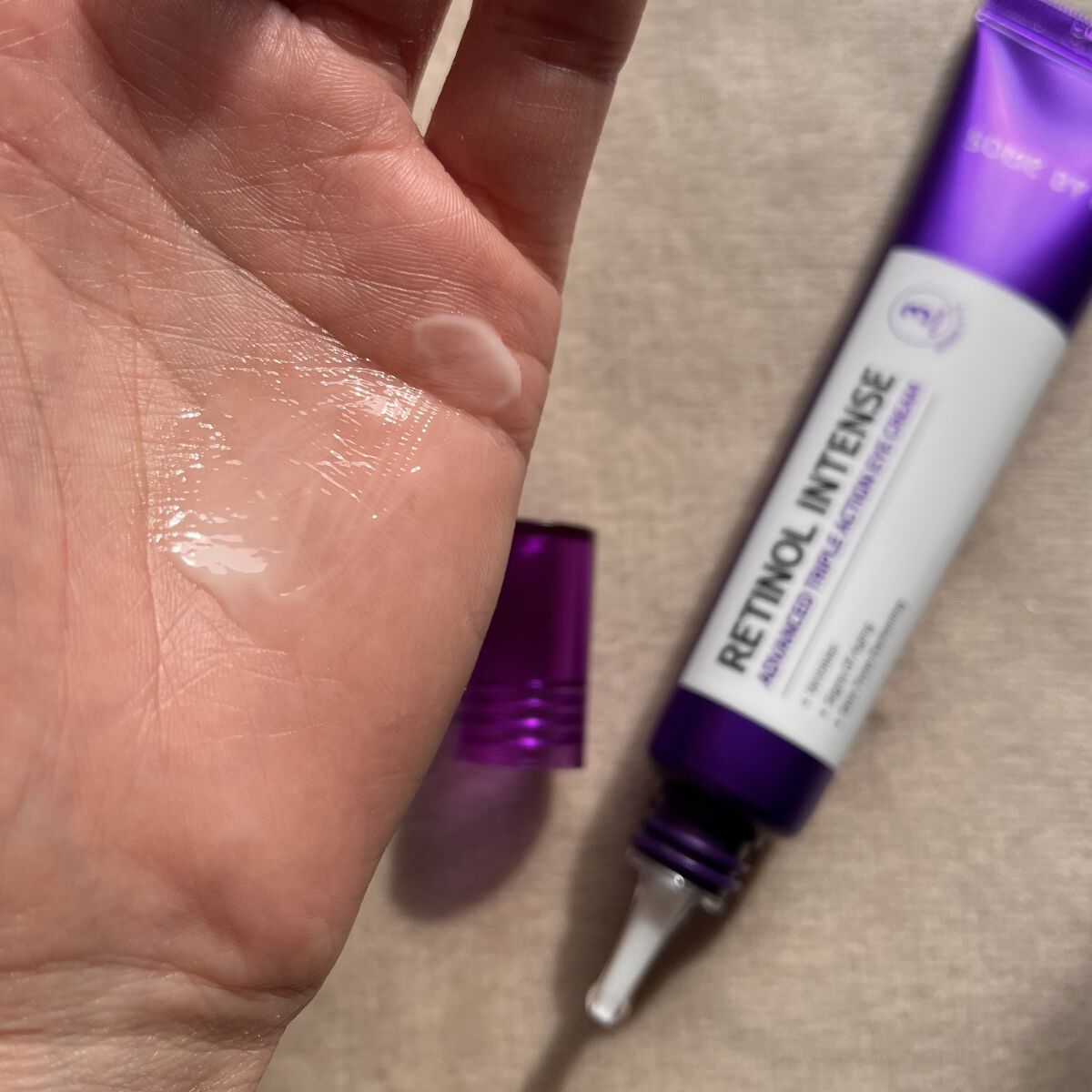 レチノールインテンシブ アドバンスドトリプルアクションアイクリーム/SOME BY MI/アイケア・アイクリームを使ったクチコミ（3枚目）