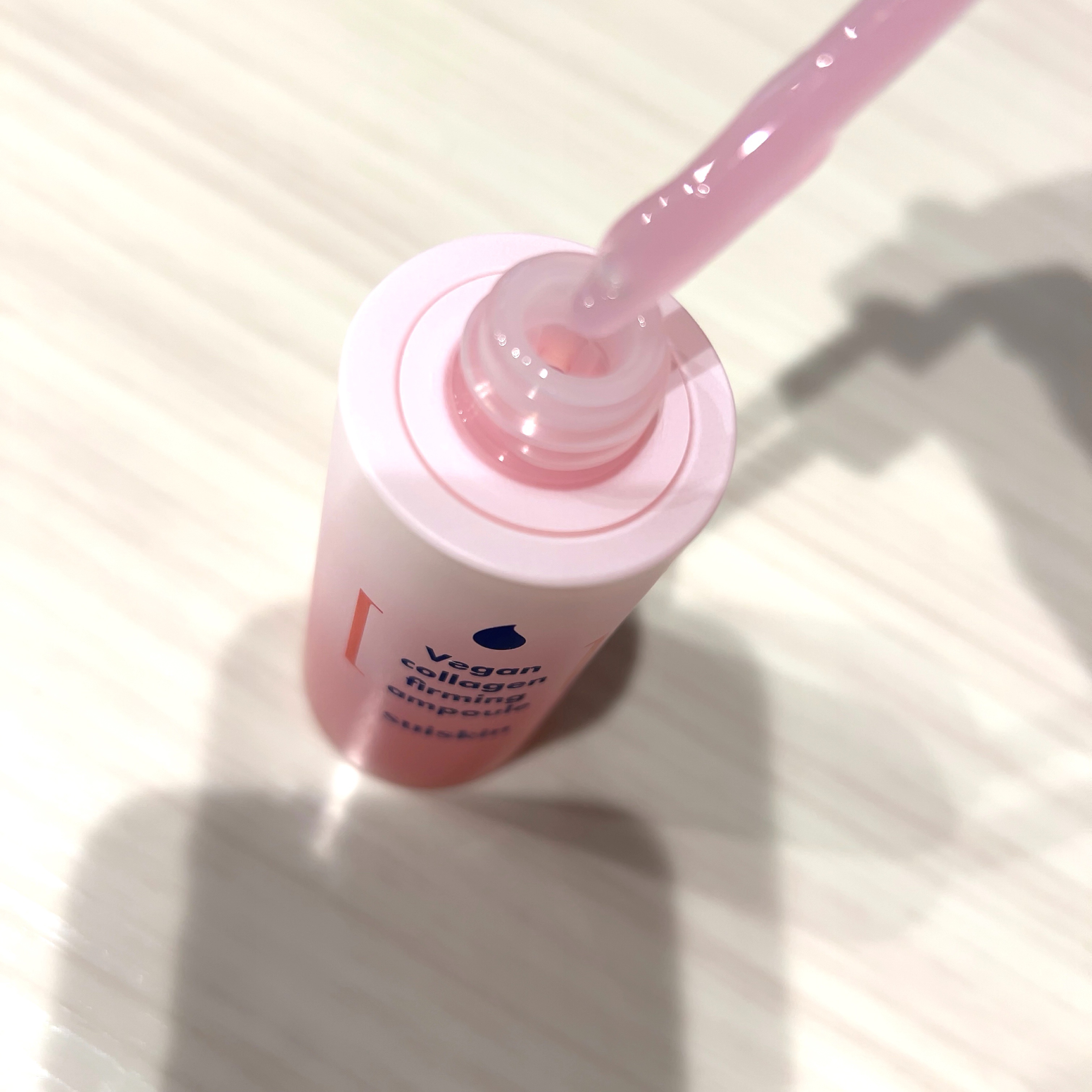 Vegan collagen firming ampoule/suiskin/美容液を使ったクチコミ（2枚目）