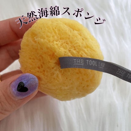 天然海綿スポンジ/THE TOOL LAB/その他スキンケアグッズを使ったクチコミ(4枚目)