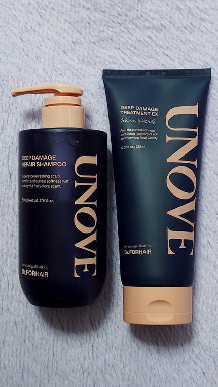 試してみた】UNOVE ディープダメージシャンプー&トリートメント 試してみた】UNOVE ディープダメージシャンプー&トリートメント