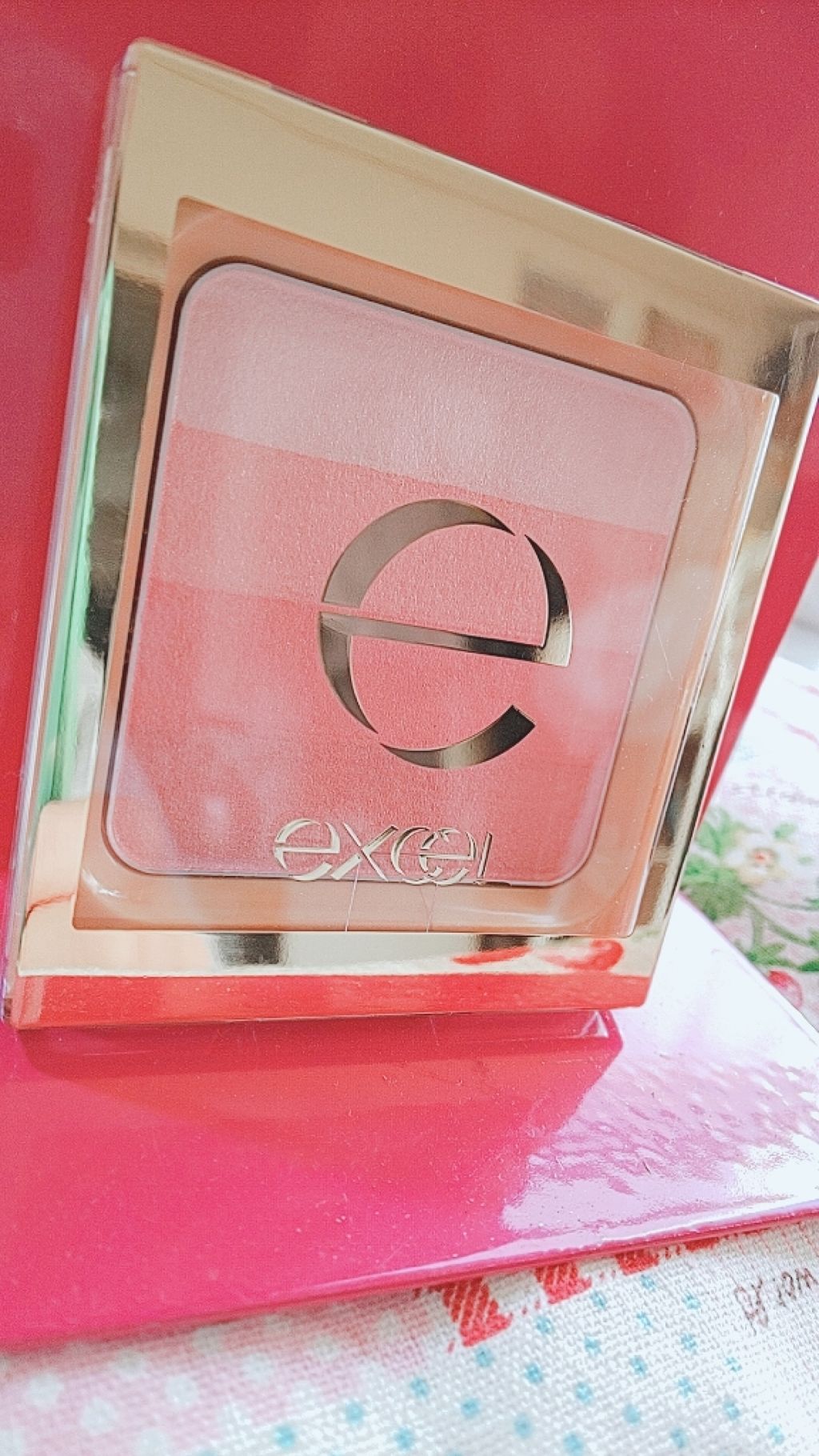 グラデーションチーク N/excel/パウダーチークを使ったクチコミ(1枚目)