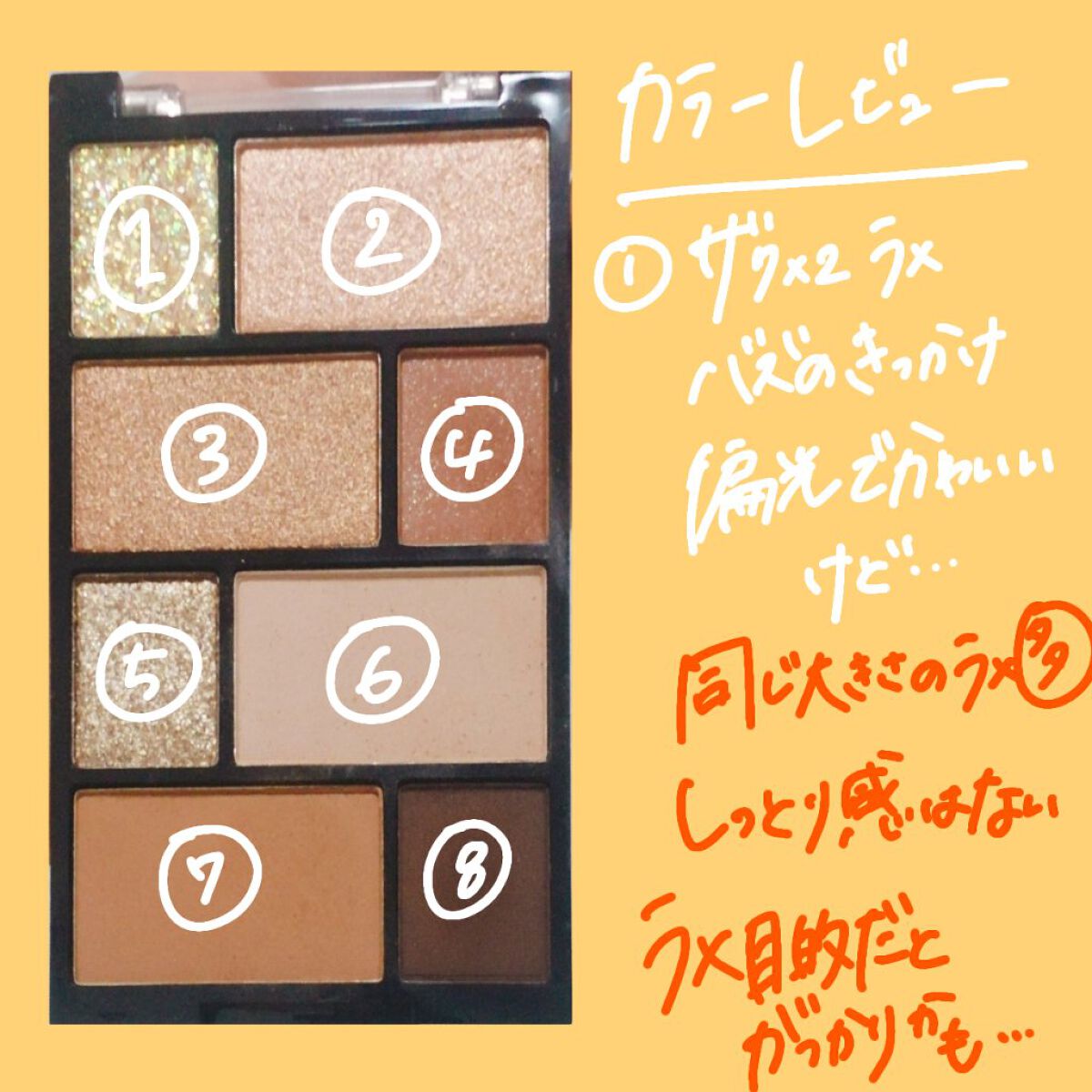 アイシャドウパレット/U R GLAM/アイシャドウパレットを使ったクチコミ（3枚目）