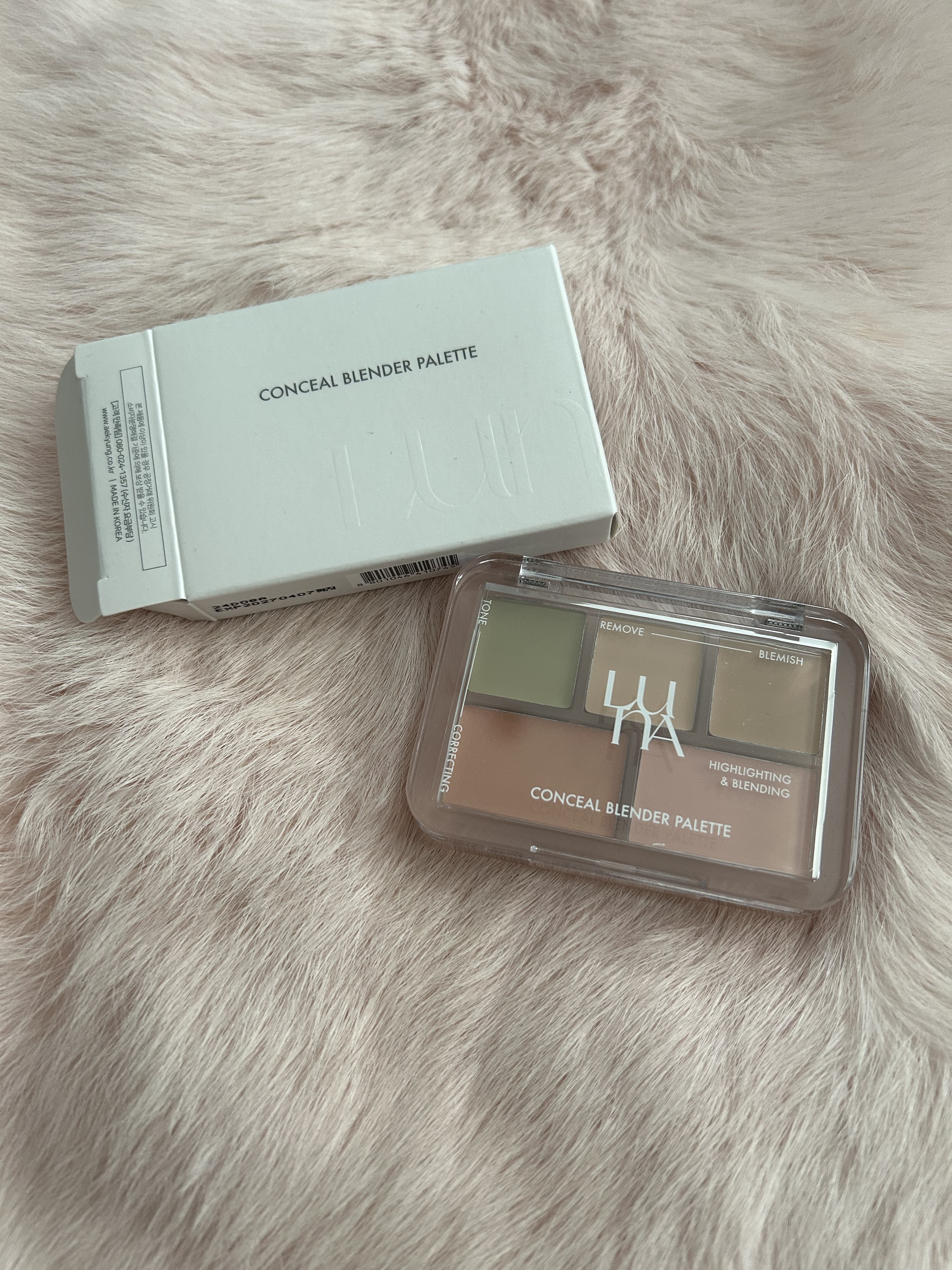 コンシールブレンダーパレット/LUNA/パレットコンシーラーを使ったクチコミ（1枚目）