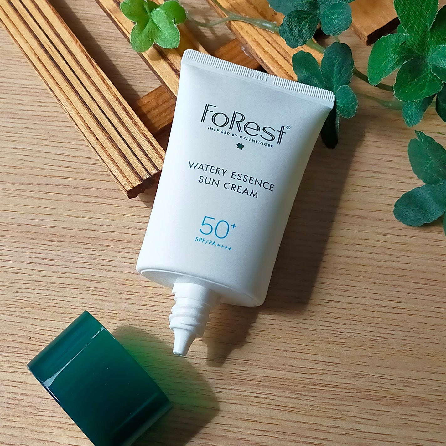 ウォータリーエッセンスUVクリーム/FoRest by Greenfinger/日焼け止めクリームを使ったクチコミ(1枚目)