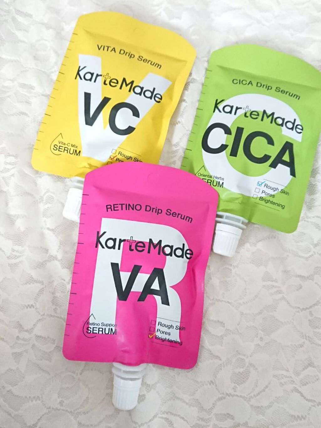  ビタドリップセラム /KarteMade /美容液を使ったクチコミ（1枚目）