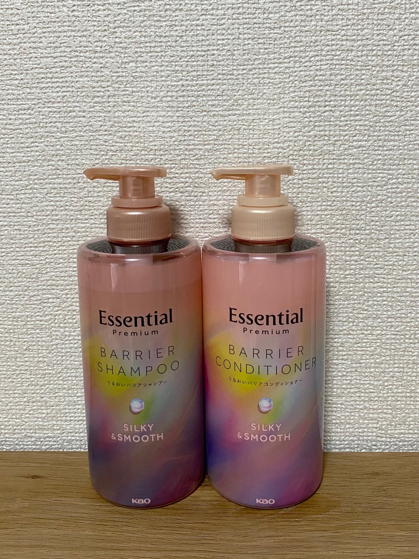 エッセンシャルプレミアム バリアシャンプー・コンディショナー シルキー&スムース/エッセンシャル/市販シャンプーを使ったクチコミ(1枚目)