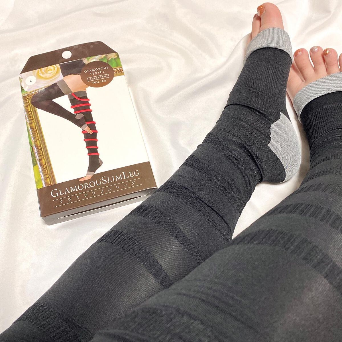 グラマラスリムレッグ/グラマラスパッツシリーズ/着圧ソックス・レギンスを使ったクチコミ(4枚目)
