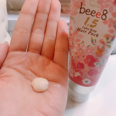 カラーキープ ヘアパック 1.5/beee8/洗い流すヘアトリートメントを使ったクチコミ（3枚目）