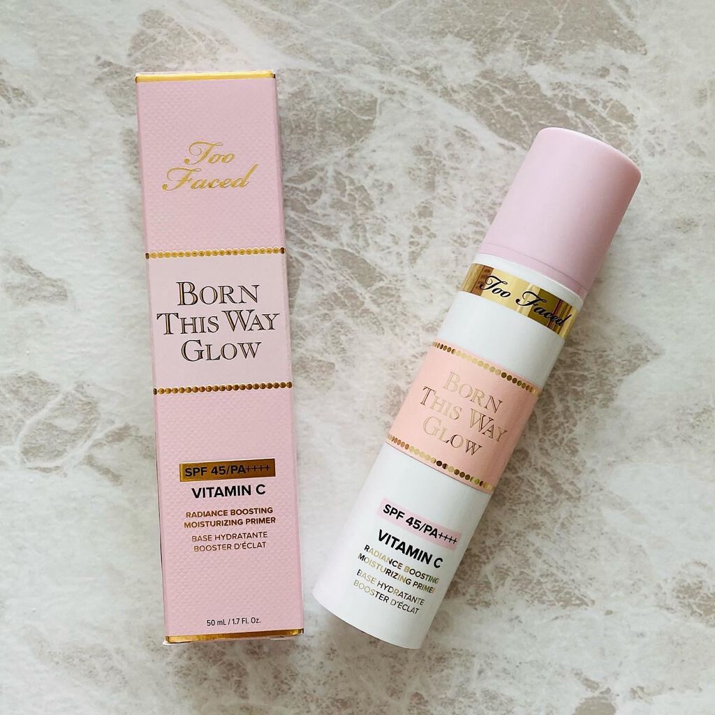 ボーン ディス ウェイ グロウ モイスチュアライジング メイクアップ プライマー/Too Faced/化粧下地を使ったクチコミ(1枚目)