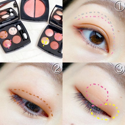 レ キャトル オンブル/CHANEL/アイシャドウパレットを使ったクチコミ(3枚目)