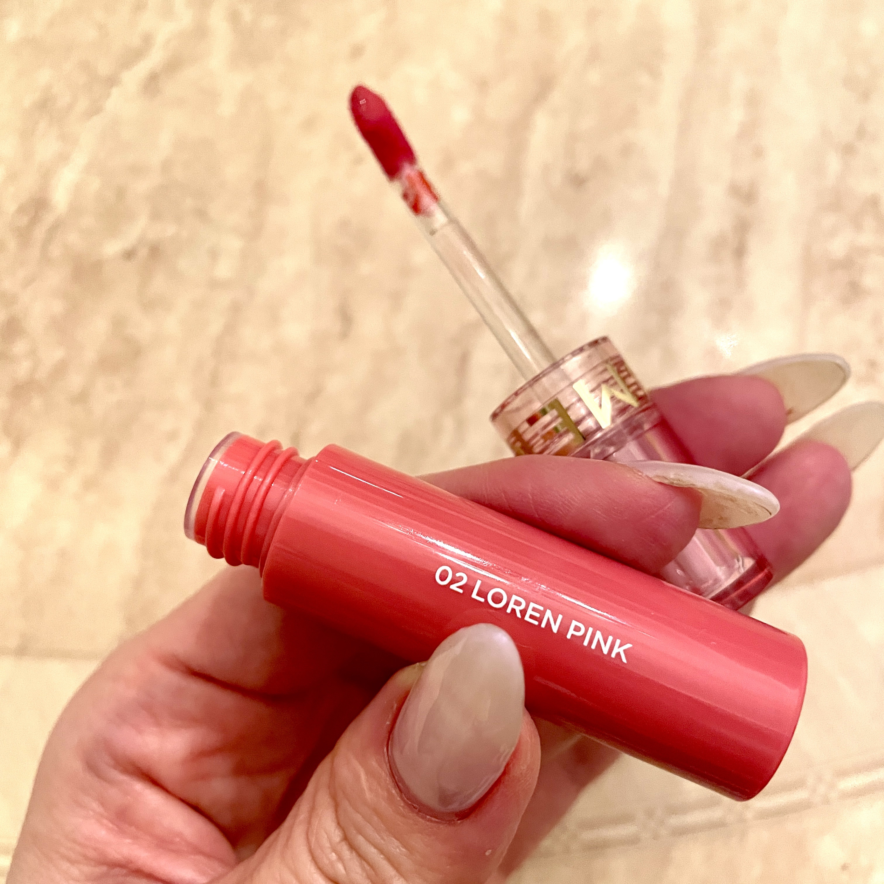 リールタトゥーグラスティント /MERYTHOD/リップティントを使ったクチコミ（2枚目）