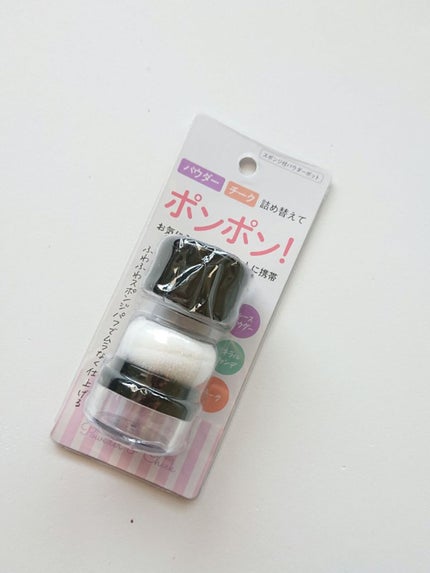 スポンジ付きチーク容器/DAISO/その他化粧小物を使ったクチコミ(4枚目)