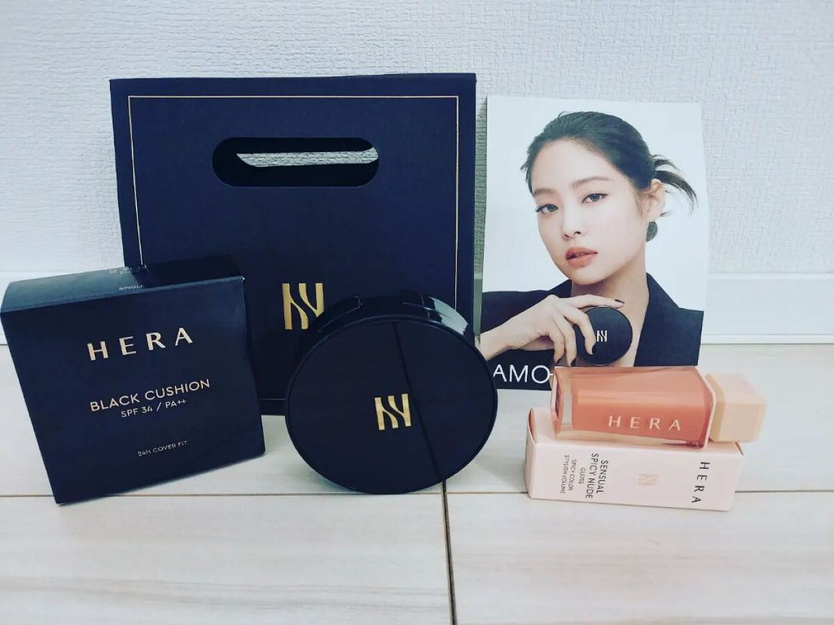 ブラック クッション/HERA/クッションファンデーションを使ったクチコミ（1枚目）