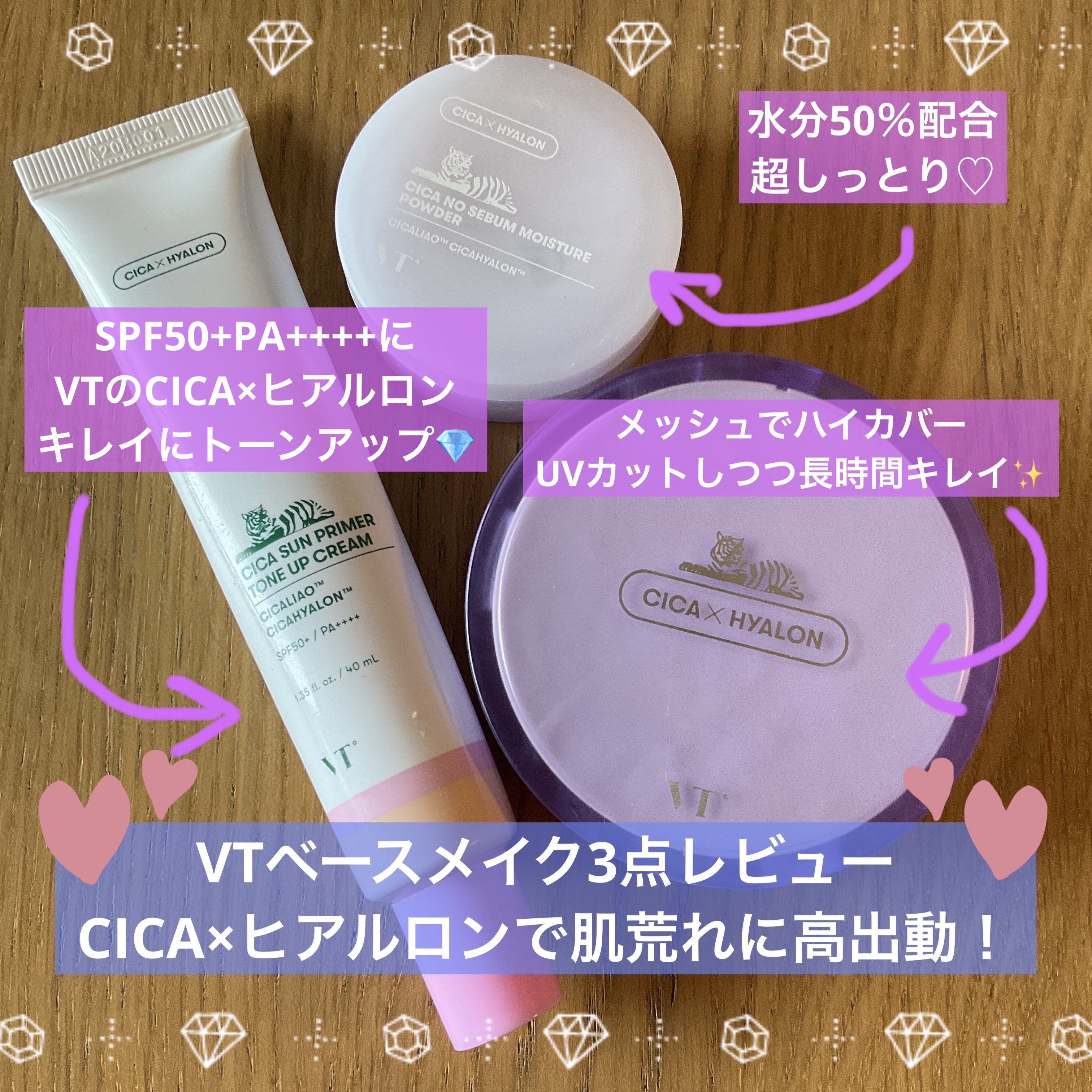 CICA サンプライマー トーンアップクリーム/VT/日焼け止めクリームを使ったクチコミ（1枚目）