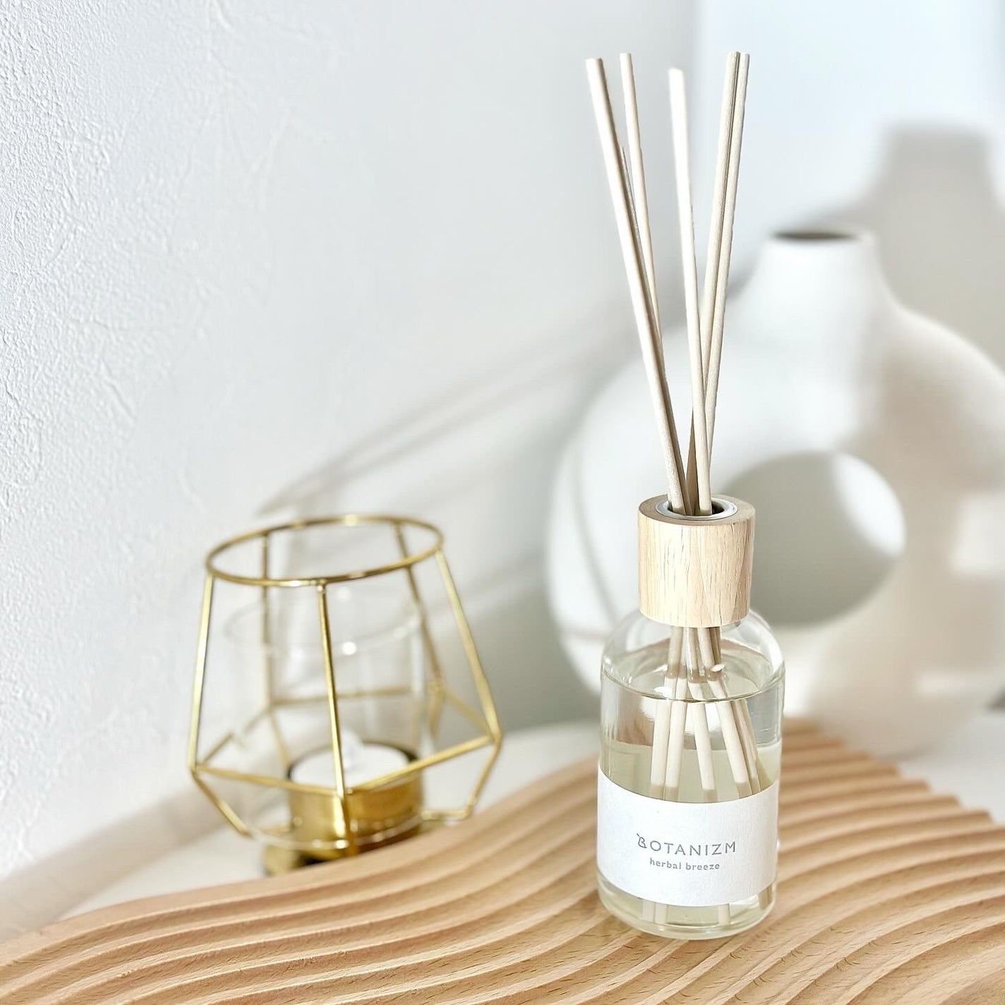 リードディフューザー ハーバルブリーズ/ボタニズム /香水(その他)を使ったクチコミ(4枚目)