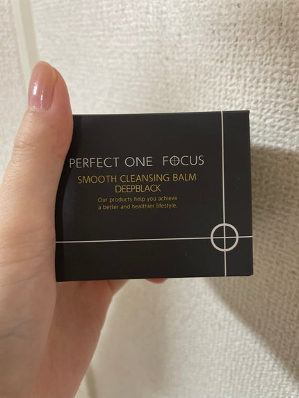 パーフェクトワンフォーカス スムースクレンジングバーム ディープブラック/PERFECT ONE  FOCUS/クレンジングバームを使ったクチコミ(1枚目)