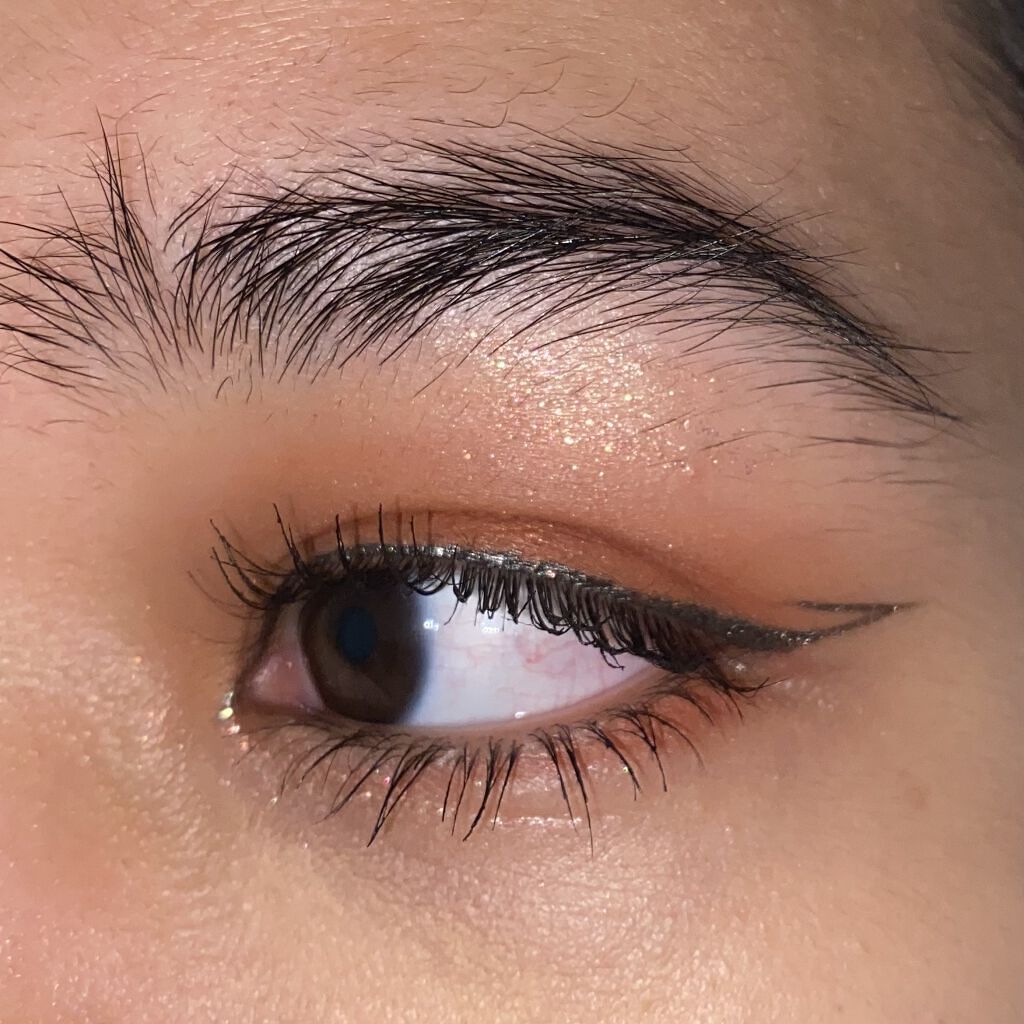 シュガー トゥインクル リキッド シャドウ 09 CORAL CRACKER/PERIPERA/リキッドアイシャドウを使ったクチコミ（3枚目）