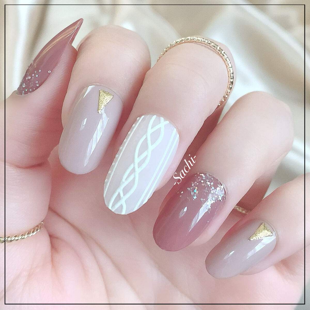 冬ネイルのネイルデザイン】カラフルネイルズ｜キャンメイクの口コミ