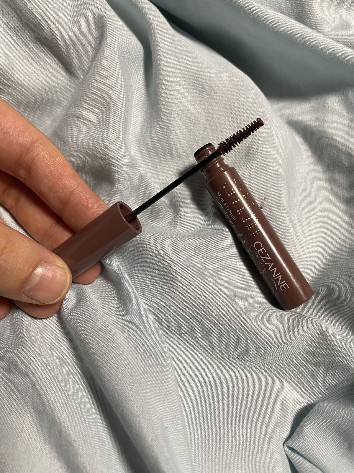 ニュアンスアイブローマスカラ PK746/インテグレート/眉マスカラを使ったクチコミ（2枚目）